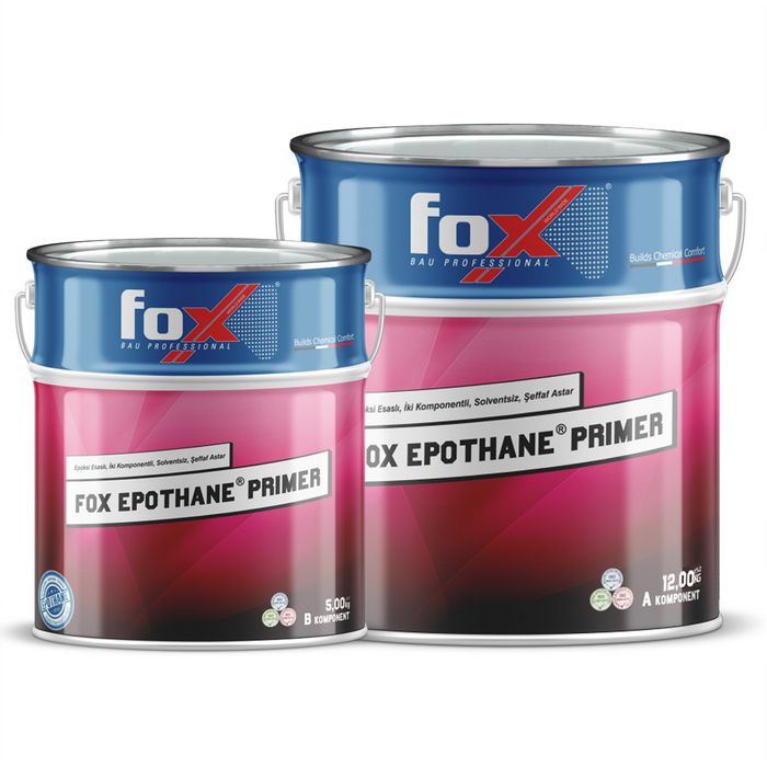 34 FOX EPOTHANE® PRIMER SET / FOX EPOTHANE PRIMER A + B Komp / 12 + 5 kg - Afbeelding 1