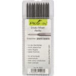 Pica navulling graphite  2,8mm2 lengte 125mm set van 10 stuks in box (PI4030)