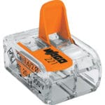 Wago lasklem 2-voudig 4mm2 per 100 stuks