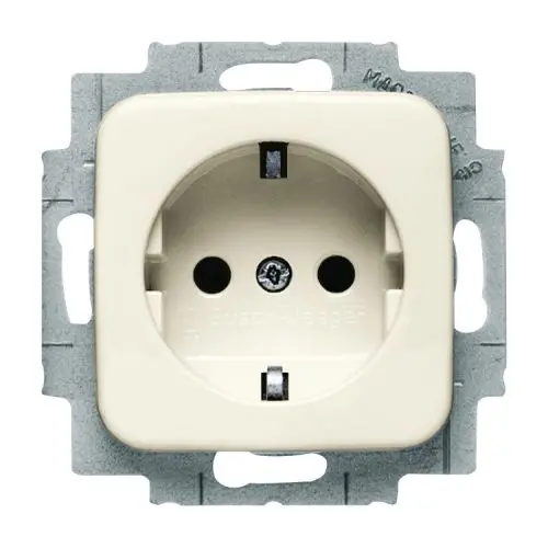 abb-busch-jaeger-standaard-si-wandcontactdoos-4134714-new ABB Busch-Jaeger Standaard SI - Wandcontactdoos 20 EUCKS-212-50 Crème - Afbeelding 1